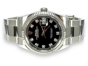 ROLEX Datejust 36 - 126234 - Black Diamond Dot Dial - Oyster - Boxed - Picture 1 of 10