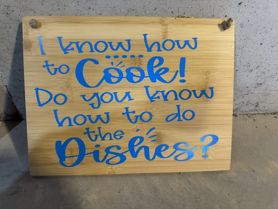 Colgante de pared I Know How To Cook Foto 1 de 1