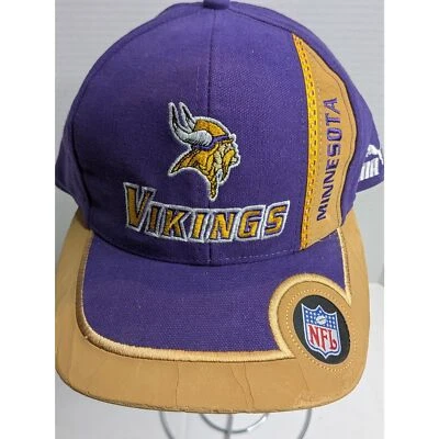 Gorra de Colección Minnesota Vikings Puma Strapback Años 90 NFL Pro Line Nueva Con Etiquetas Sin Stock Foto 1 de 4