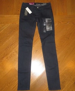 Nuovo BULLHEAD "The 55" Elasticizzato/Skinny DARK DENIM LEGGINGS Jr Donna/Adolescente Ragazza 3 - Foto 1 di 4