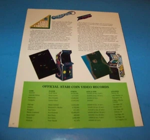 Recuerdos oficiales de videojuegos de grabaciones de monedas de Atari de colección de la década de 1980 - Imagen 1 de 2