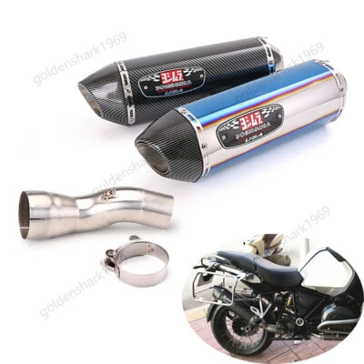 Puntas de escape para BMW R1200GS 2013-2019 punta silenciador tubo medio motocicleta Foto 1 de 4