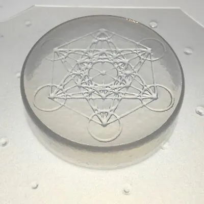 Molde Plástico De Geometría Sagrada, Molde De Cubo De Metatrón, Diapositiva De 2 . X 1/2  De Profundidad • 6.91€