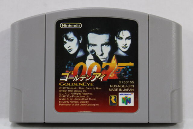 The 'Goldeneye 007' Nintendo 64 or N64 video game cartridge and box, a  fifth generation video game console launched in 1996 in Japan Stock Photo -  Alamy