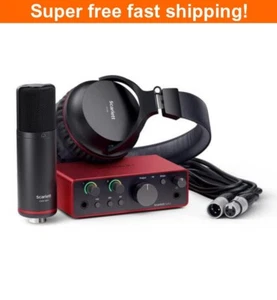 Focusrite Scarlett Solo Studio 4th Gen USB Interface w/Mic, Headphones,S/W Suite - Picture 1 of 13