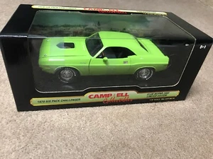 1/18 SCALE ERTL AMERICAN MUSCLE 1970 SIX PACK CHALLENGER CAMPBELL CLUB 2000 - Picture 1 of 2
