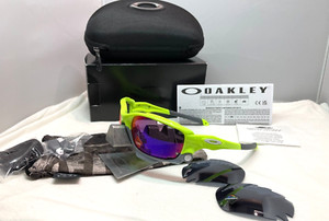 OAKLEY RACING JACKET RETINA BURN PRIZM ROAD & BLACK ARRAY SUNGLASSES OO9171-43