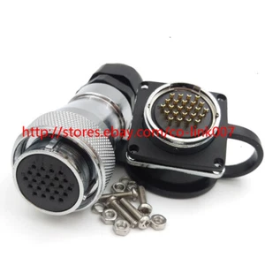 WS28 24pin Waterproof Power Connector, Panel Mount 5A Electronic Connector Plug - Picture 1 of 4