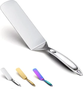 Metal Grill Spatula, Stainless Steel Barbecue Turner, Handle Heat Resistant and - Picture 1 of 8