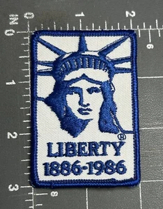 Vintage Statue of Liberty 1886-1996 100 Year Anniversary Lady NYC NJ Badge Patch - Picture 1 of 2