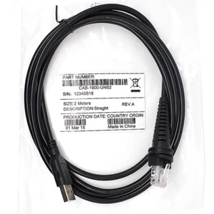 6FT USB Cable For Honeywell Voyager 1202G 1250G 1400G Barcode Scanner Reader - Afbeelding 1 van 1