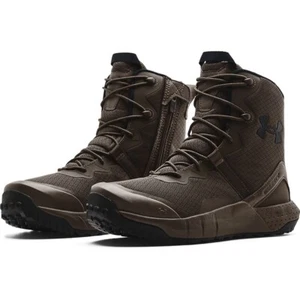 Under Armour 3023748 Men's UA Micro G Valsetz Side-Zip Boots - Brown - Size 7.5 - Picture 1 of 5