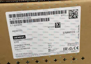 1 Stück SIEMENS SINGLE MOTOR MODUL 6SL3120-1TE24-5AA3 6SL3 120-1TE24-5AA3 NEU - Bild 1 von 3