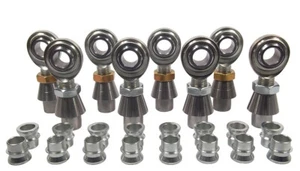 ECONOMY 4 LINK KIT 3/4 HEIM JOINT 3/4-5/8 HIGH MISALIGNMENT SPACER BUNG .250 - Picture 1 of 8