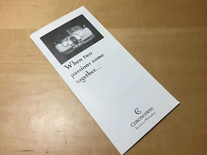 Booklet ChronoSwiss - When Two Passions Come Together - Eng - Ch 7691 Bordmaster - Picture 1 of 1