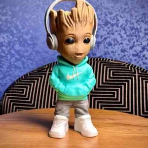 Baby Groot Urban vibes 3D figure groot figurine 31CM - Picture 1 of 3