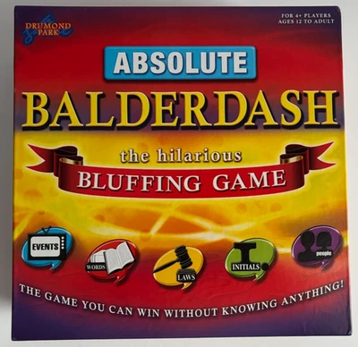 Absolute Balderdash Board Game Drumond Park 2007 Checked & Complete - Image 1 of 4
