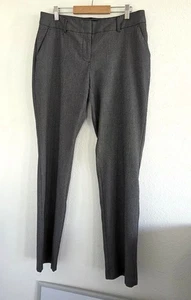 Apt. 9 Torie mittelhohe gerade Anzughose Damen schwarz & grau Größe 10 - Bild 1 von 7