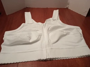 Jobst Surgical Vest With Both Cups Size 5 White 111905-02 Lot 25022 Zipper Front - Picture 1 of 15