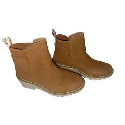 Nicole Miller Gamuza Marrón Pocas Botines Botas Talla 7.5 Tacón 2.5 Foto 1 de 4