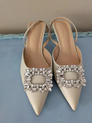 NUEVO SIN ETIQUETAS Vertundy Bling Frontal Joya Puntera Punta Talla Eslinga trasera 8 Foto 1 de 4