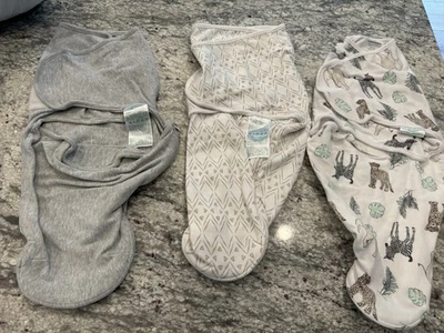 Aden + Anais Essentials Unisex Baby 0-3 Months Swaddles, LOT OF 3 - Image 1 of 4