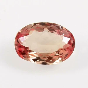 Natural Flawless Ceylon Padparadscha Sapphire 6.40 Ct Loose Oval Cut Gemstone - Picture 1 of 6