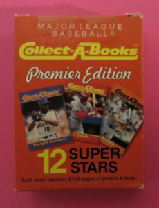 1990 MLB Collect-A-Books Premier Edition Box 1 Sealed 12 Super Stars