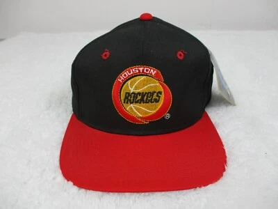 Boné vintage Houston Rockets Snapback preto vermelho NBA G sarja cabeça de bloco Youngan - Imagem 1 de 4