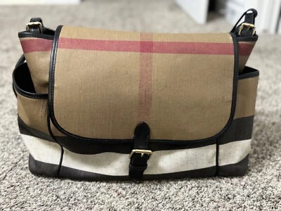 BURBERRY luxury Diaper Bag with changing pad  - Image 1 of 4