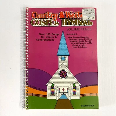Singspiration Country & Western Gospel Hymnal Volume Three - Image 1 of 4