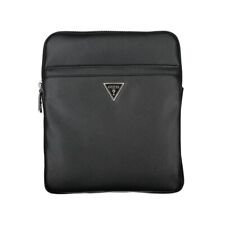 Guess Jeans Elegant Black Shoulder Bag with Practical Men's Design Authentic