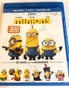 Minions Blu-Ray & DVD Ships Free Same Day With Tracking - Picture 1 of 2