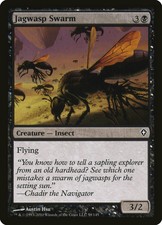 1x FOIL Jagwasp Swarm WWK No058 Worldwake Magic MTG English NM/Unplay C card X1