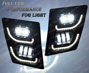 QSC Volvo Vn Vnl Truck 03-15 Full LED Performance Fog Light Lamp Left Right Pair - Picture 1 of 10