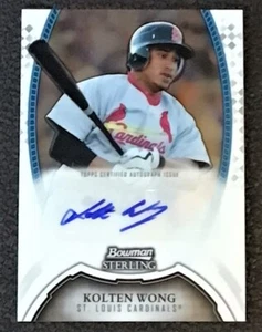 2011 Bowman Sterling Kolten Wong Prospect Autograph #BSP-KW - Bild 1 von 1