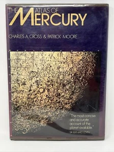 The Atlas of Mercury by Charles Cross & Patrick Moore 1977 1st HC DJ Astronomy - Picture 1 of 17