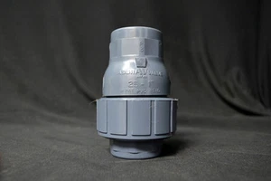 ASAHI AV VALVE TRUE UNION BALL CHECK VALVE 1" ~ PVC ~ EDPM ~ THREAD TYPE - Picture 1 of 6