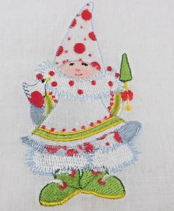 Patience Brewster Tea Towel Dash Away Britzen's Elf on White New with Tags - Picture 1 of 9