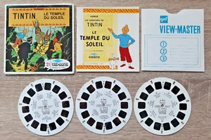 TINTIN PRISONERS OF THE SUN 1962 VIEWMASTER REELS SET B542 RARE FRENCH P307 - Bild 1 von 11
