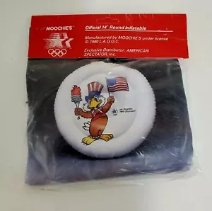 Nuovo 1984 Olimpiadi Sedile Cuscino Los Angeles Galleggiante Piscina Gonfiabile Vintage 14" - Foto 1 di 3
