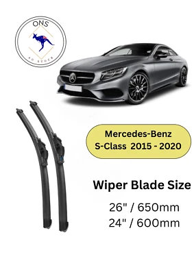 WIPER BLADES FOR Mercedes-Benz S-Class 2015 - 2020 (C217) Coupe - image 1 of 4