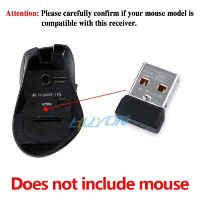 USB Dongle Receiver Adapter for Logitech G700/G700s Wireless Mouse - Image 1 of 4