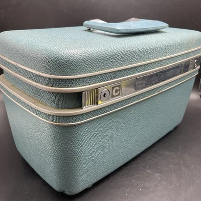 DE COLECCIÓN 60 Azul Samsonite Shiloutte FUNDA TREN Bolsillos Espejos Bonito Interior Sin Bandeja Foto 1 de 4