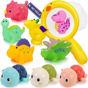 Pool Floaties 10 Pcs Bath Beach And Water Toys Set For Toddlers Kids Ages 1-3 - Picture 1 of 6