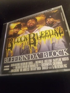BLOCK BLEEDAZ Bleedin Da Block CD SEALED Bay Area Gangsta Rap G-Funk Lunasicc - Foto 1 di 5