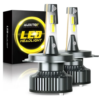H4 9003 LED Headlights Kit High Low Beam Bulbs 32000LM Super Bright 6000K White - Image 1 of 4