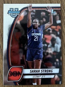 2025 Bowman Chrome U ~ Basketball ~ Sarah Strong 1st Bowman #62 UConn - Picture 1 of 2