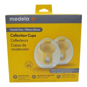 Medela Freestyle Hands-Free COLLECTION CUPS New  - Picture 1 of 6