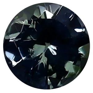 0.42 ct AAA Grand looking Round Shape (4 x 5 mm) Greenish Blue Tanzanite - Picture 1 of 1